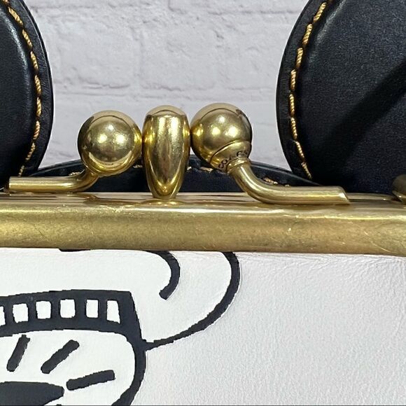 COACH Disney Mickey Mouse X Keith Haring Kisslock Bag LIMITED COLLECTORs Edition - Picture 3 of 13